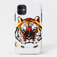 Yeux de tigres sauvages