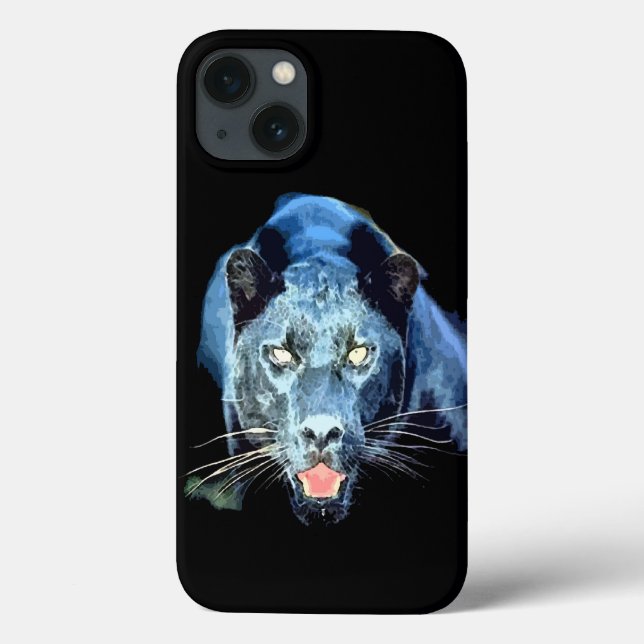 Coques Case-Mate iPhone Yeux Jaguar Black Panther (Verso)