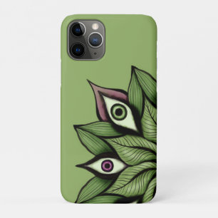 Case-Mate iPhone Case Yeux psychédéliques Mandala - Trippy Floral Green