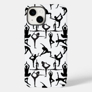 Coque Pour iPhone 14 Yoga pose motif 01.w BG