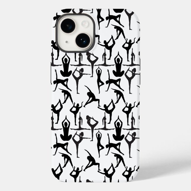 Coques Case-Mate iPhone Yoga pose motif 01.w BG (Verso)