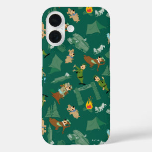 Coques iPhone 16 Yogi Bear et les amis Jellystone Park Camp Motif