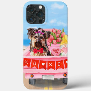 Case-Mate iPhone Case Yorkshire Terrier Chien Valentine's Day Coeurs Cam