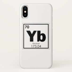 Case-Mate iPhone Case Ytterbium symbole d'élément chimique forme chimiqu