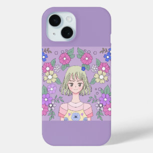 Coque Pour iPhone 15 "Yume no Hana"