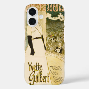 Coques iPhone 16 Yvette Guilbert par le théophile Alexandre Steinle