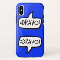 ZDRAVO ! Bulle de discours de salutation serbe bos