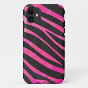 Coque Case-Mate Pour iPhone Zebra noir et rose chaud