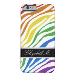 Coques Pour iPhone Zebra Print Mix Rainbow