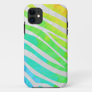 Etui iPhone Case-Mate Zebra Rainbow et White Print