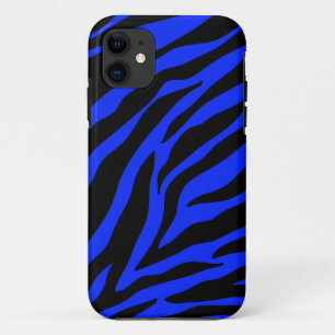 Coque Case-Mate Pour iPhone zèbre bleu