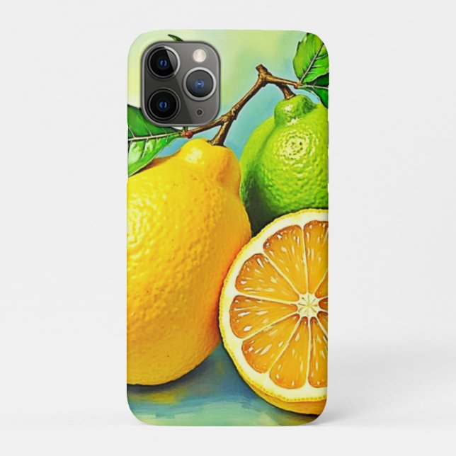 Coques Case-Mate iPhone Zesty Citrus Burst Sunshine Design (Dos)