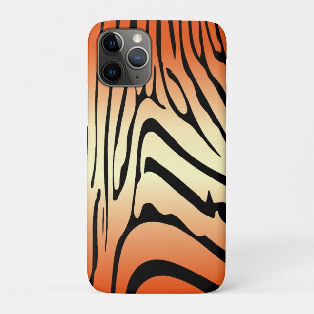 Coques Case-Mate iPhone Zesty Zebra Orange (Dos)