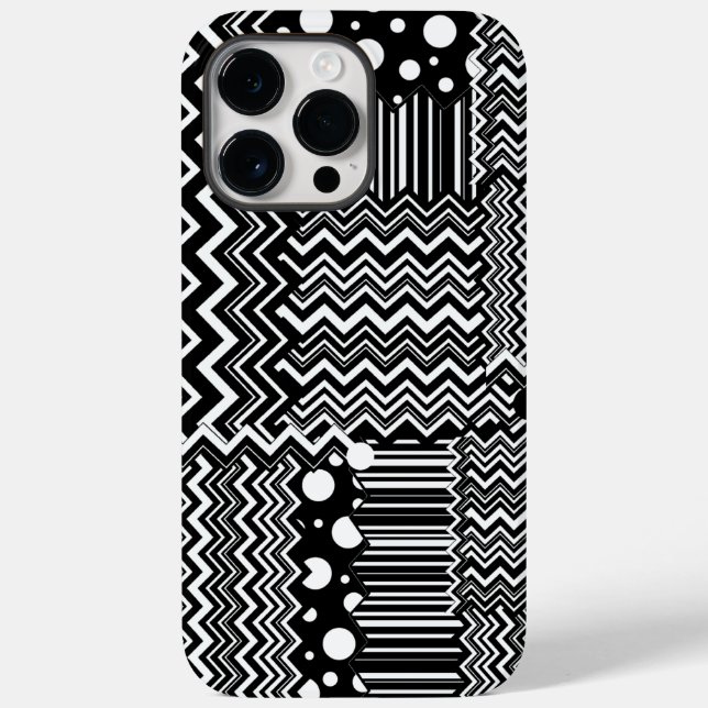 Coques Case-Mate iPhone Zig-Zags Wild Patchwork (Verso)