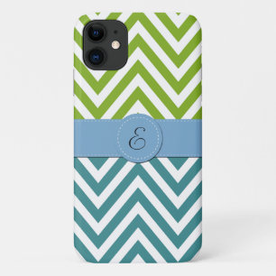 Case-Mate iPhone Case Zigzag bleu, Zigzag vert, Chevron, Monogramme