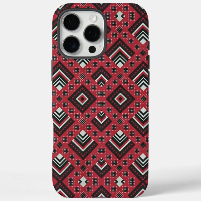 Coques Case-Mate iPhone Zimbabwean Retso African Retro Mudcloth Print (Verso)