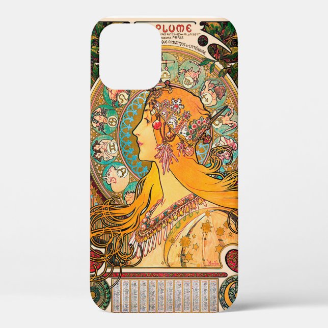 Coques Case-Mate iPhone Zodiac, Mucha (Verso)