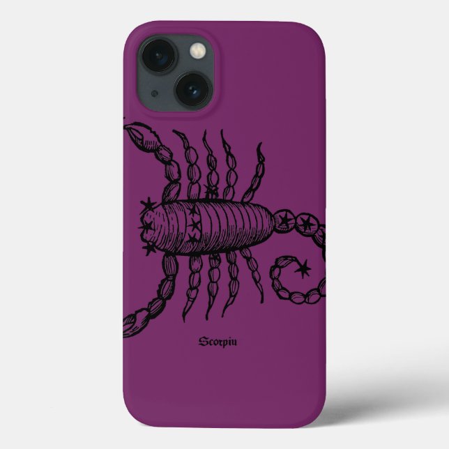 Coques Case-Mate iPhone Zodiaque : Scorpion, 1482 (Verso)