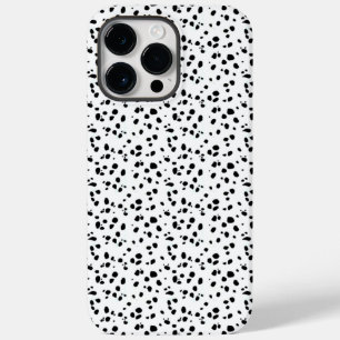 Coque Pour Pour iPhone 14 Pro Max Zones Dalmatiennes Imprimer Motif Noir Et Blanc