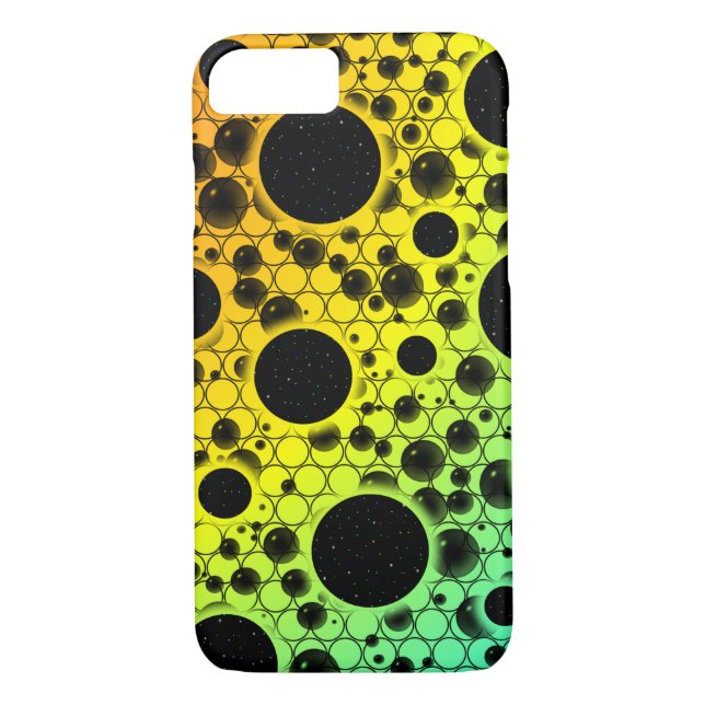 Coques Case-Mate iPhone Zones de bulles spatiales - Chauffage ROYCB (Dos)