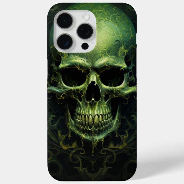 Coques iPhone 15 Pro Max -Skull (Verso)