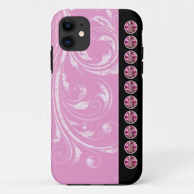 Coques iphone assez ornés de bijoux (Dos)