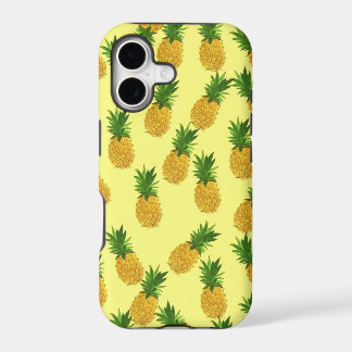 Coques iphone d'ananas de thème de fruit