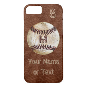 Coques iphone de base-ball personnalisés par cru