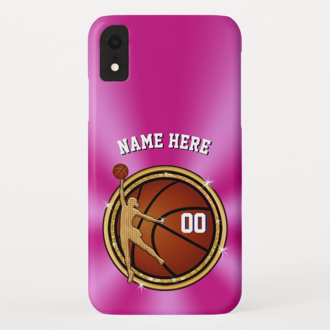 Coques iphone de basket-ball personnalisés par (Dos)