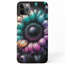 Coques iphone Rainbow Sunflowers