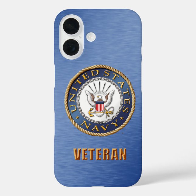 Coques iphone vétérans de la marine américaine (Verso)