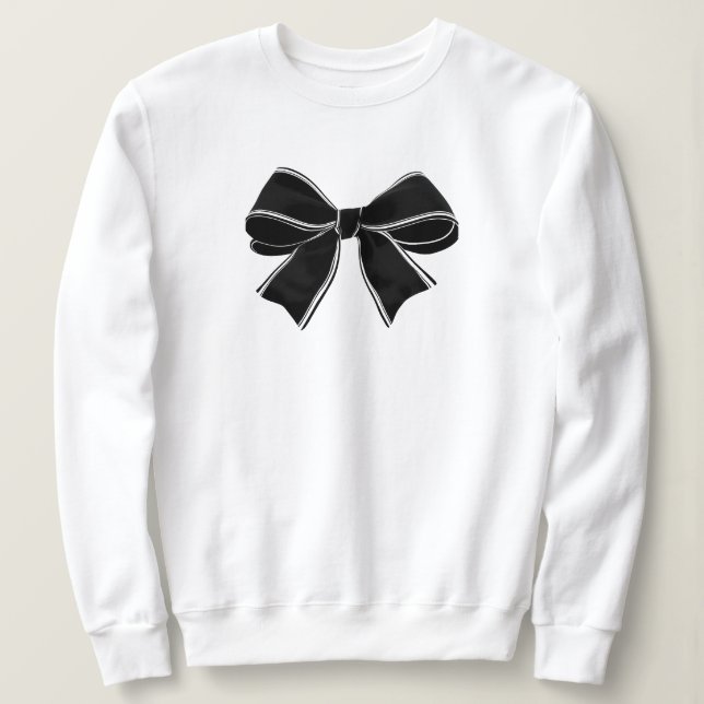 Coquette Aesthetic Bow Sweatshirt (Design vorne)