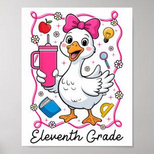 Coquette Albern Gans 11. Grade Kid Girl 1. Tag O Poster