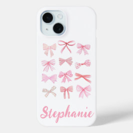 Coquette Ästhetik Light Pink Bows Case-Mate iPhone Hülle
