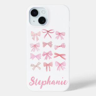 Coquette Ästhetik Light Pink Bows Case-Mate iPhone Hülle