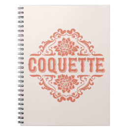 Coquette ästhetische Girl pink Notizblock