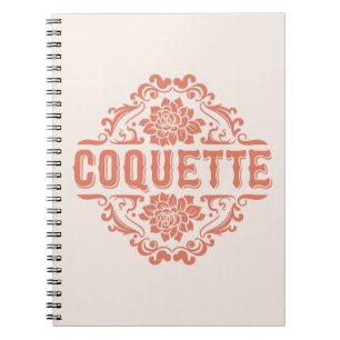 Coquette ästhetische Girl pink Notizblock
