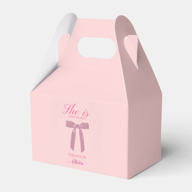 Coquette-Bachelorette Geschenkschachtel (Vorderseite)