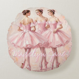 Coquette-Ballerina-Nursery-Dekor     Rundes Kissen