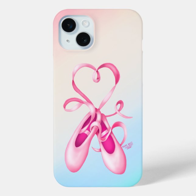 Coquette Ballet Dance Slippers KiniArt Case-Mate iPhone Hülle (Rückseite)