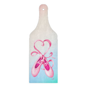 Coquette Ballet Dance Slippers KiniArt Schneidebrett