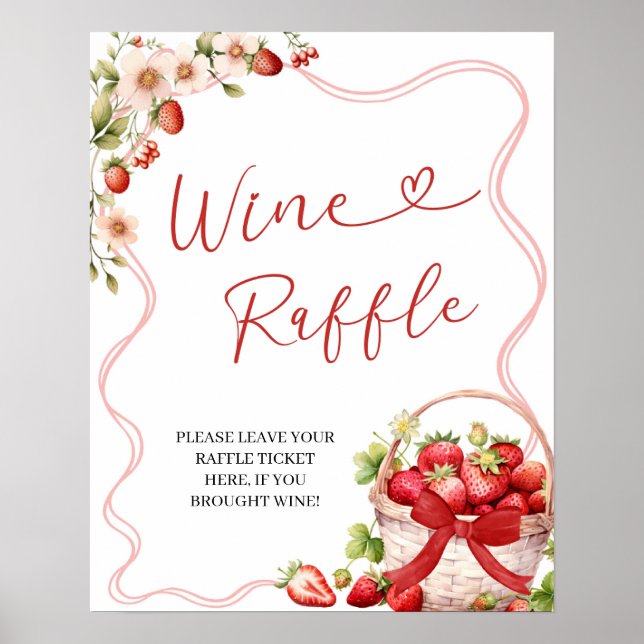 Coquette Berry Liebe Weinroute Mendrisiotto Poster (Vorne)