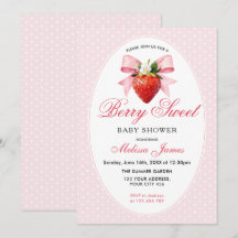 Coquette Berry Sweet Babyparty