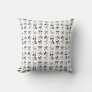 Coquette Black Bows Kissen