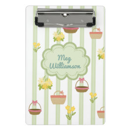 Coquette Blumenkörbe Personalisierter Name Mini Klemmbrett