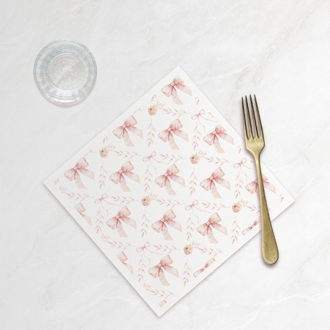 Coquette bow Baby Dusche Serviette (Von Creator hochgeladen)