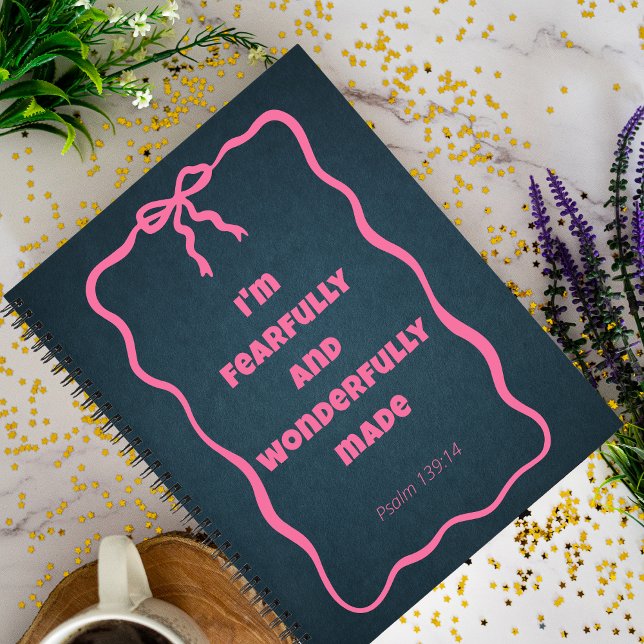 Coquette Bow Christian Carnet spirituel religieux (Créateur téléchargé)