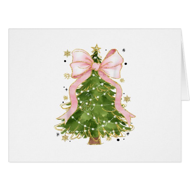 Coquette Bow Christmas Tree Holiday Giro Outfit W (Vorderseite (Horizontal))