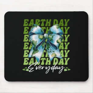 Coquette Bow Earth Day Jeden Tag 2025 Matching Mousepad