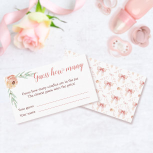 Coquette Bow et Florals devinent combien de cartes